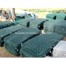 Preços de caixa de malha de arame galvanizado galvanizado revestido de PVC de alta qualidade (HPZS6002)